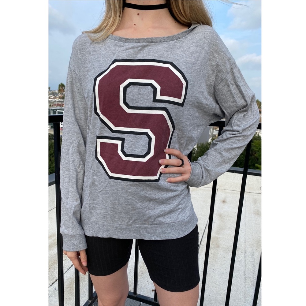 “S” Grey Long-sleeve Shirt - Divided